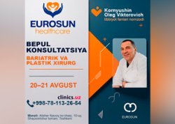 BEPUL KONSULTATSIYA Rossiyalik xirurg Kornyushin Oleg Viktorovichdan — Eurosun Healthcare klinikasida