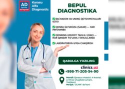 Aksiya! BEPUL diagnostika — faqat iyul oyida Qorasu Alfa Diagnostic markazida