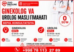 BEPUL GINEKOLOG VA UROLOG KONSULTATSIYASI ZIYO MEDLINE CLINIC'DA! BEPUL GINEKOLOG VA UROLOG KONSULTATSIYASI ZIYO MEDLINE CLINIC'DA!
